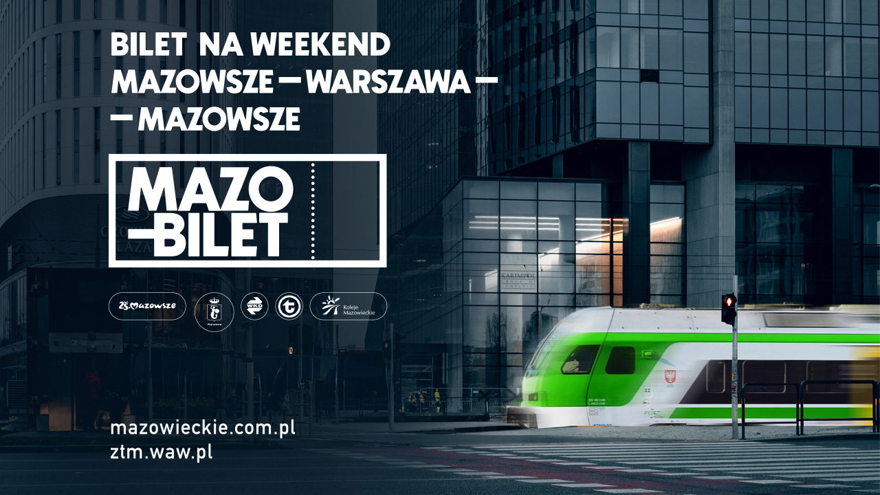 EZT ER160 FLIRT3 na tle miasta