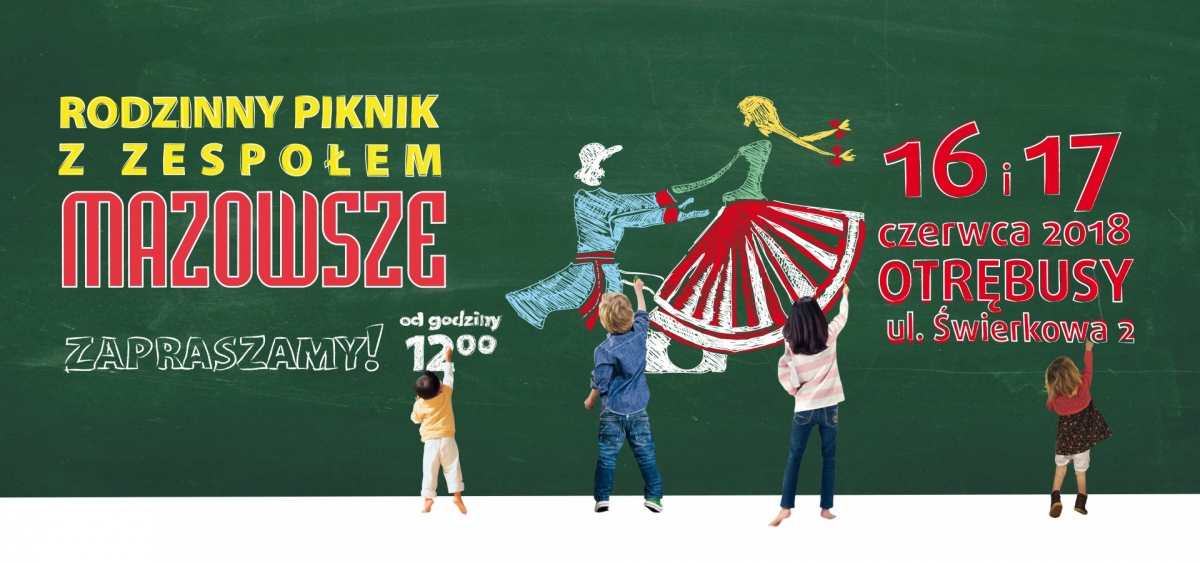 Plakat Rodzinny Piknik z Zespołem Mazowsze