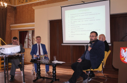 Dariusz Grajda, członek zarządu, dyrektor handlowy podczas konferencji