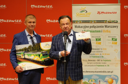 Prezes Grajda oraz Marszałek Adam Struzik na konferencji 