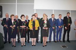 Pracownicy KM odznaczeni Medalami za Długoletnią Służbę, przyznanych przez Prezydenta RP zasłużonym pracownikom Kolei Mazowieckich