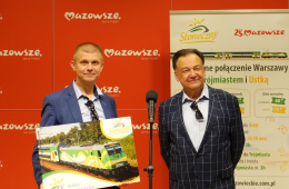 Prezes Grajda oraz Marszałek Adam Struzik na konferencji 