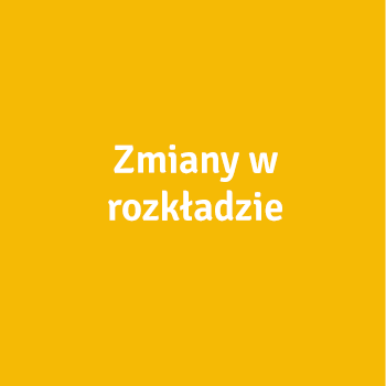 Zmiany w rozkładzie